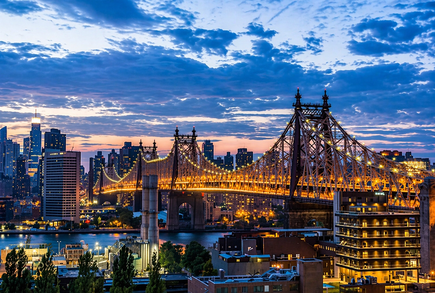 NYC rooftop nightlife atmosphere
