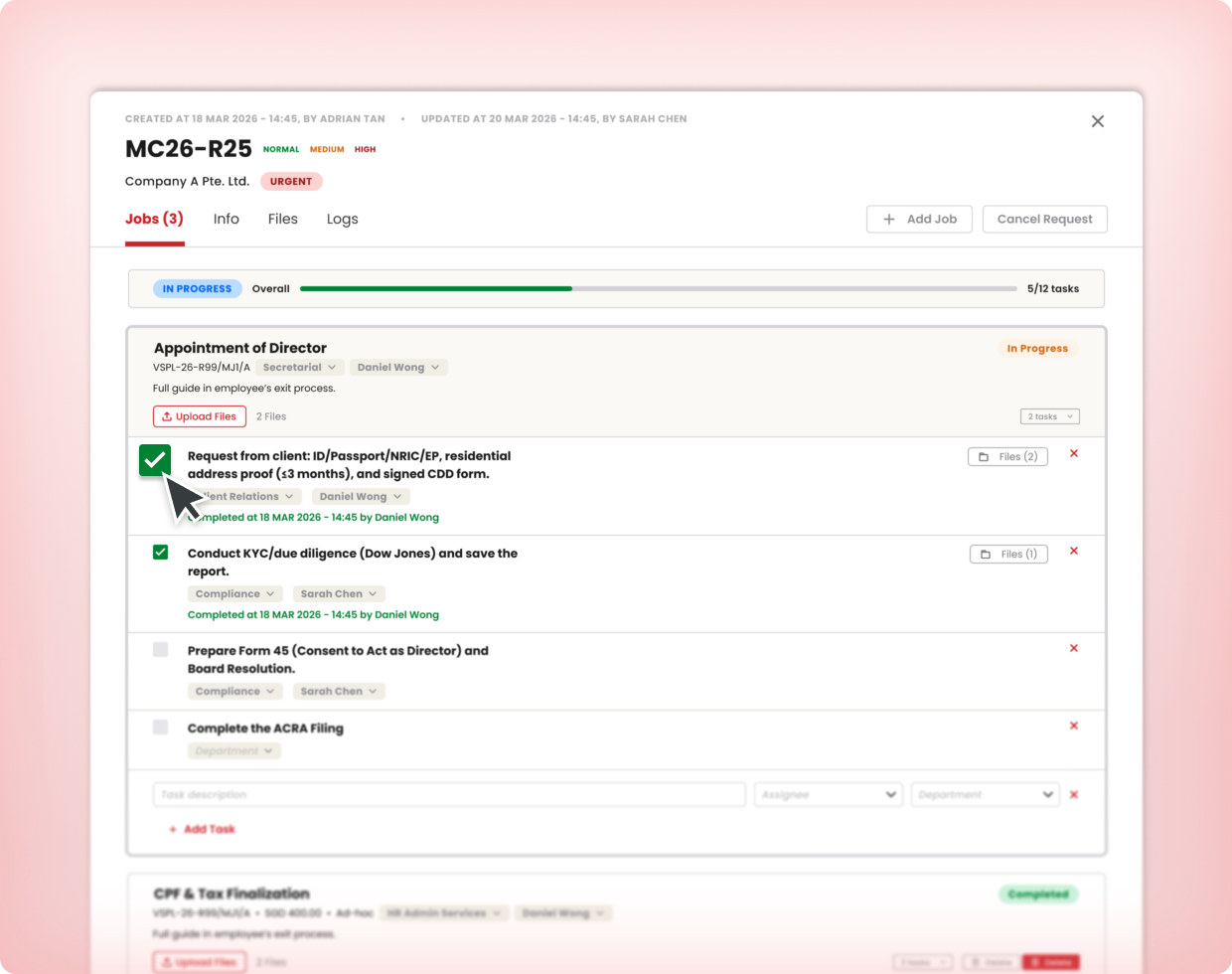 AML Workflow