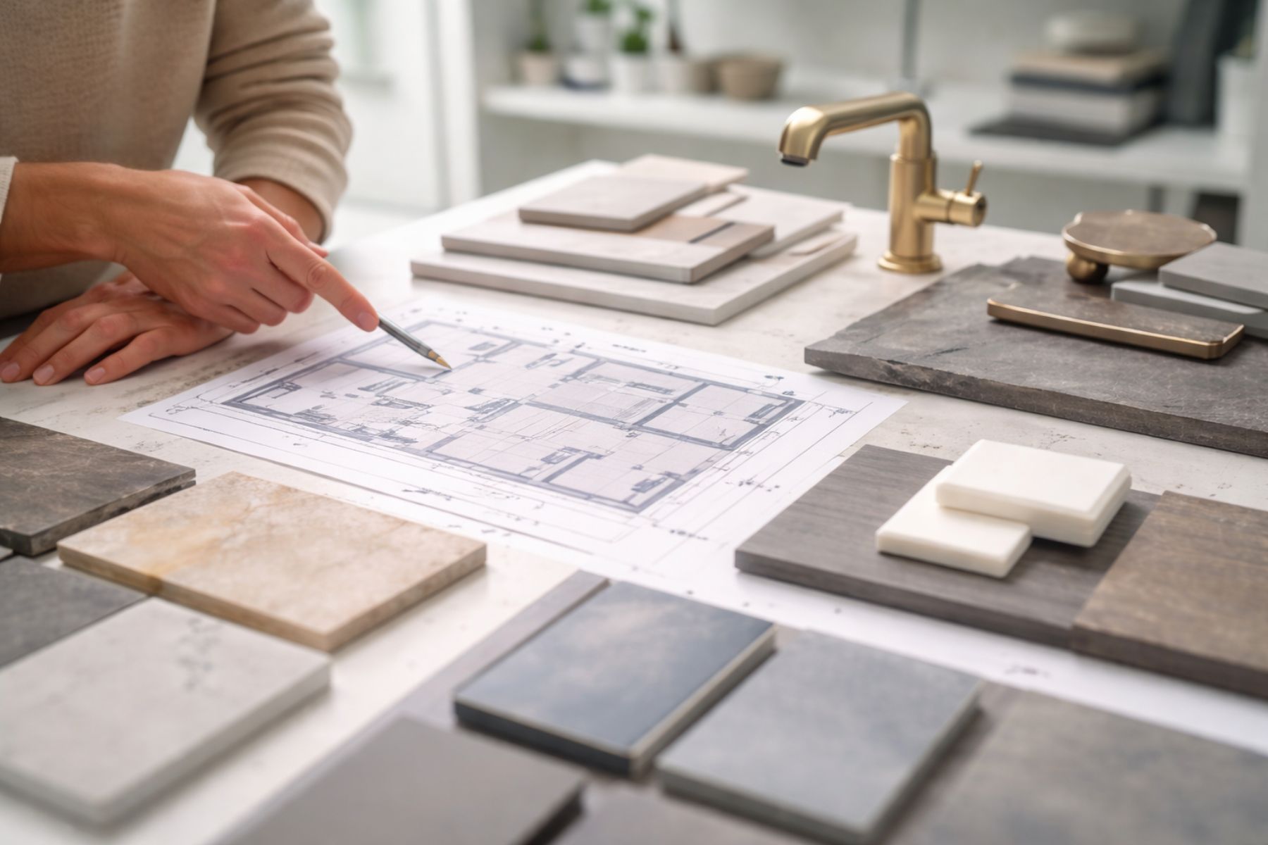 Beratung und Planung für ein Bad