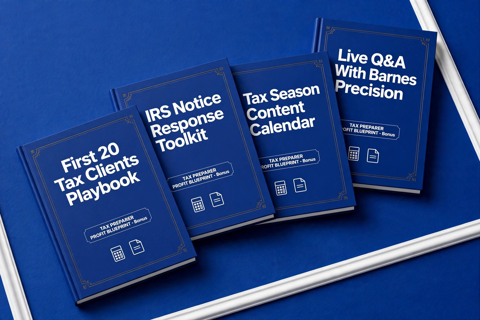 Blueprint bonus bundle — playbooks, toolkits and live Q&A