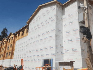 Garage building in Thurston