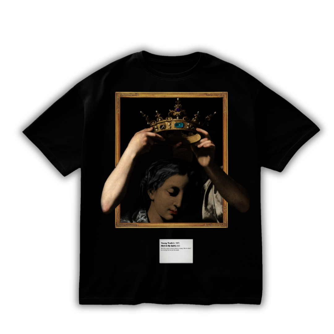 Rich In My Spirit Tee - Black