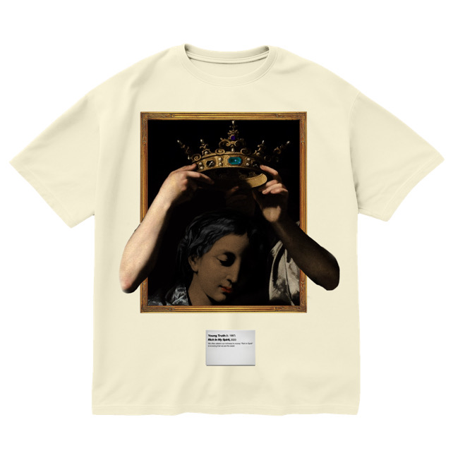 Rich In My Spirit Tee - Off-White