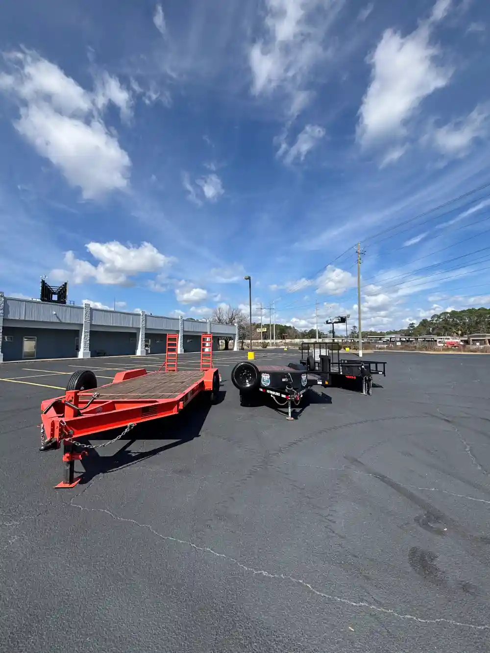 Golden Isles Trailer Rentals team and lot in Brunswick, GA