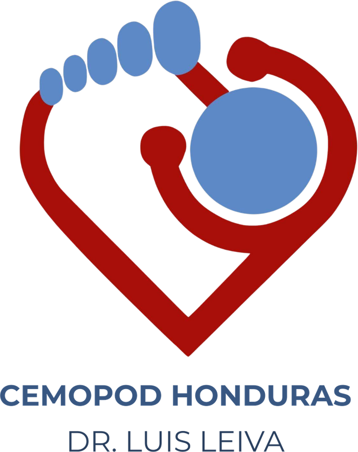 Logo de CEMOPOD Honduras, clínica de podología del Dr. Luis Leiva
