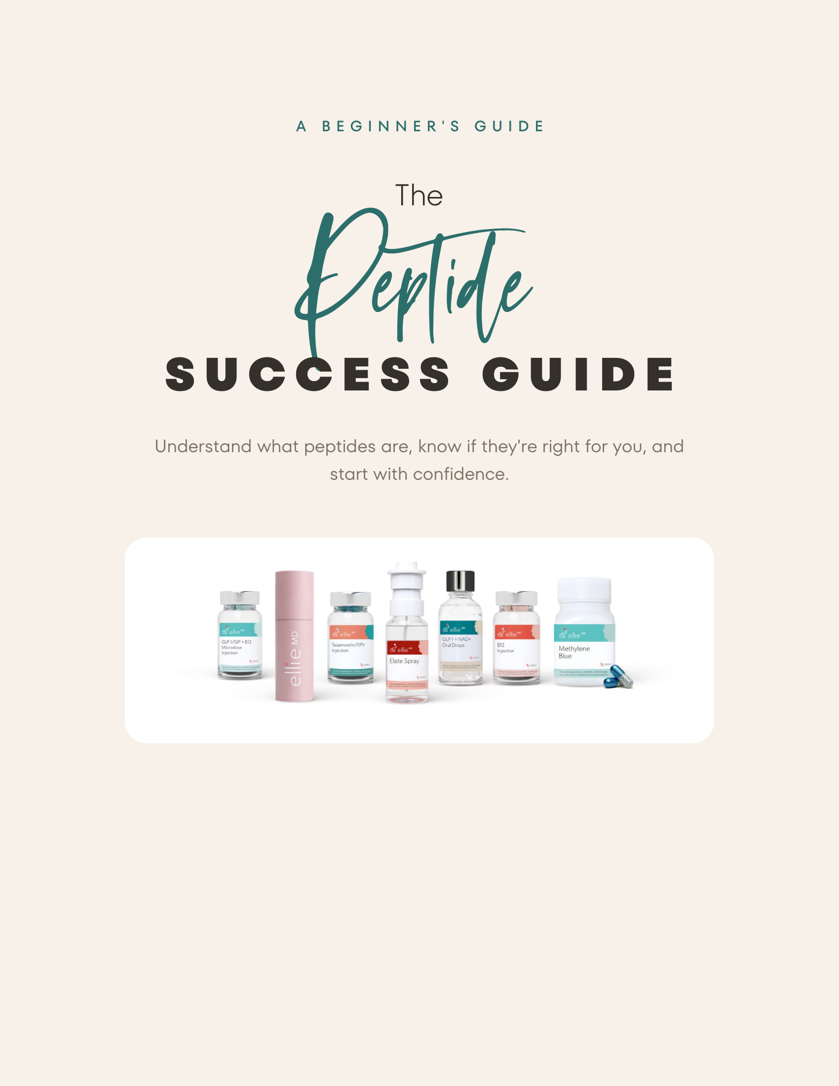 The Peptide Success Guide template