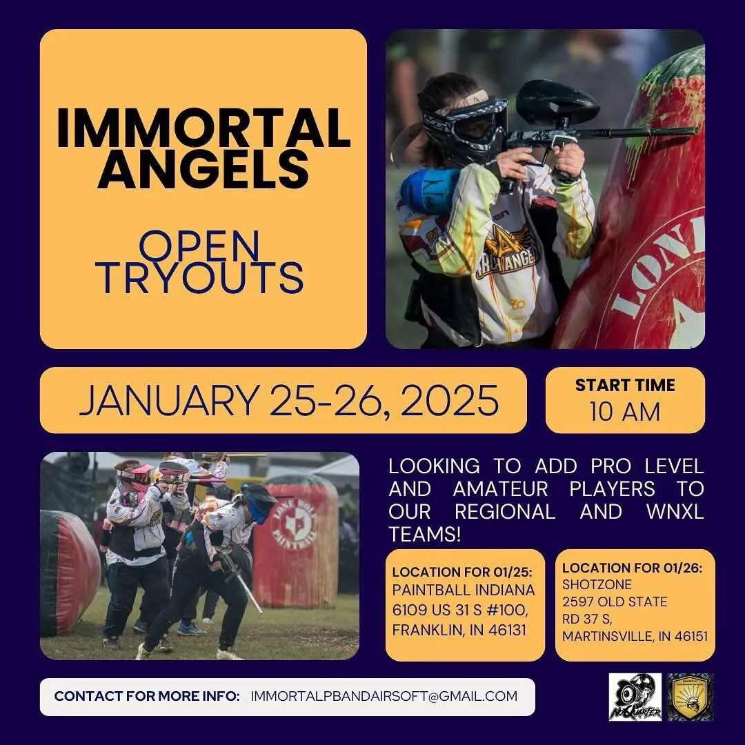 Immortals Airsoft Tryouts – February 1st, 2025