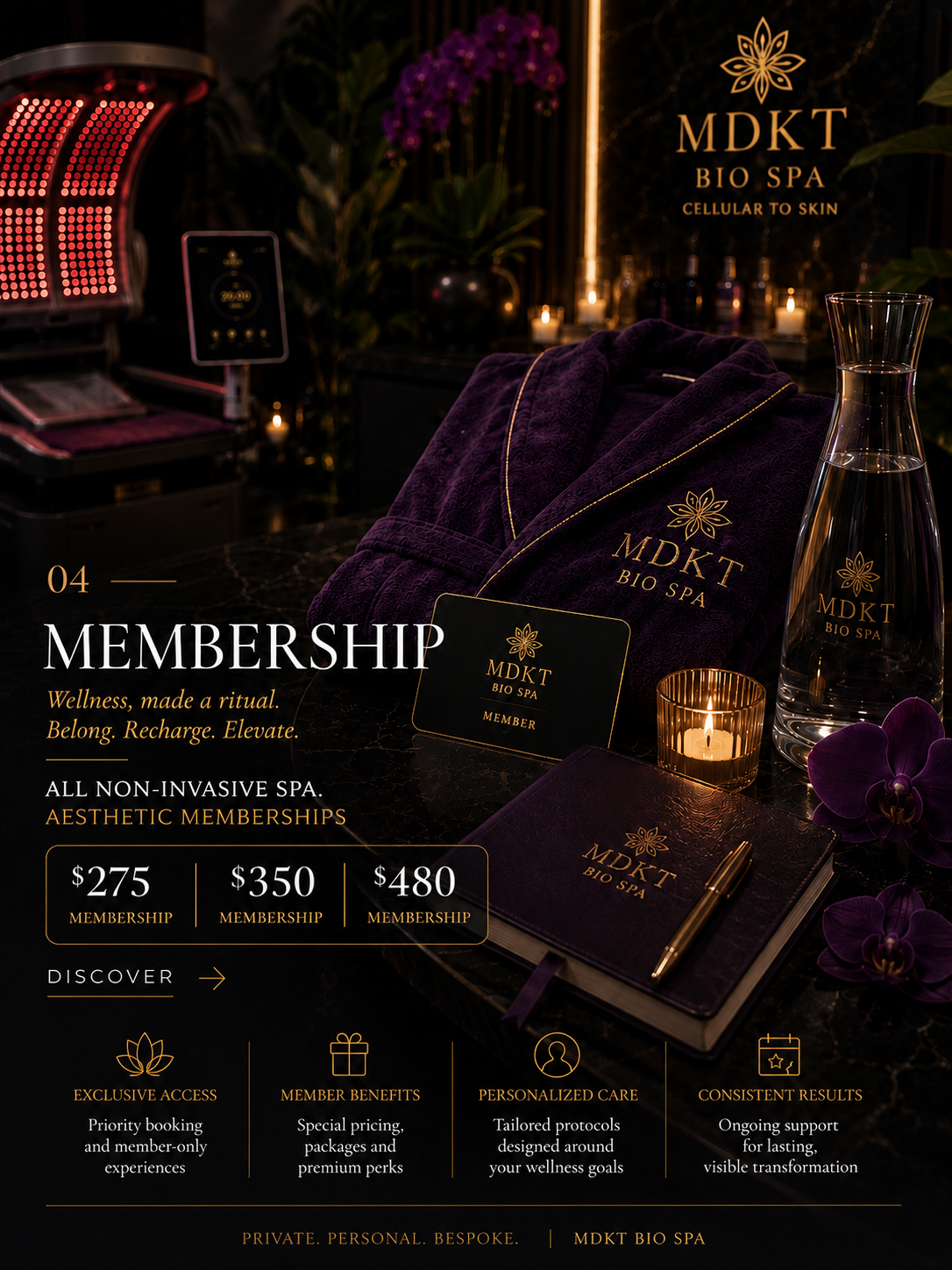 MDKT Bio Spa membership experience