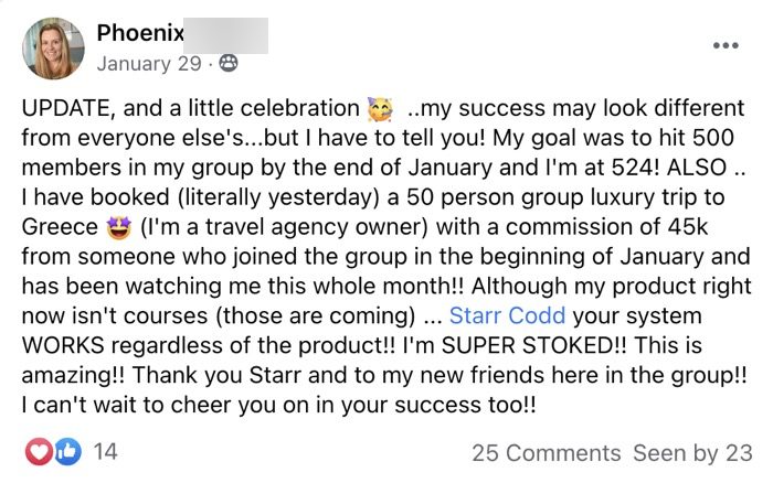 Facebook post from Phoenix about a 45K commission
