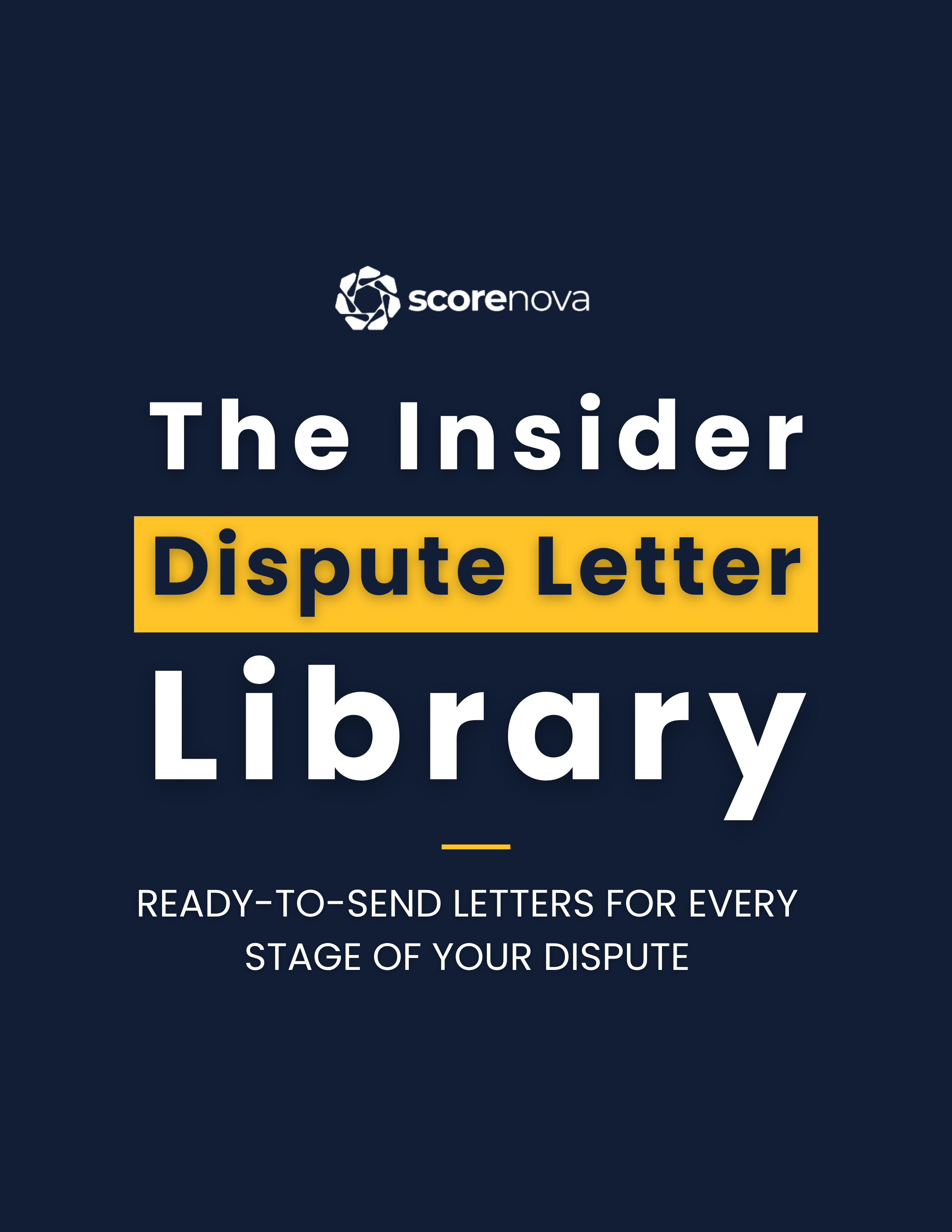 The Insider Dispute Letter Library
