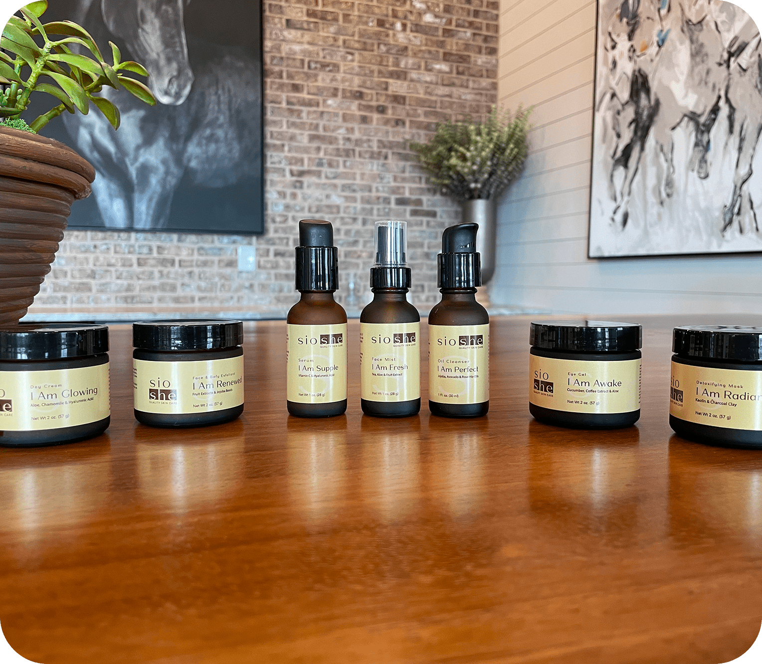 A mockup showing the redesigned brand and product packaging for a traditional retail business, with an overlaid chart visualizing a 75% increase in customer engagement and brand loyalty.