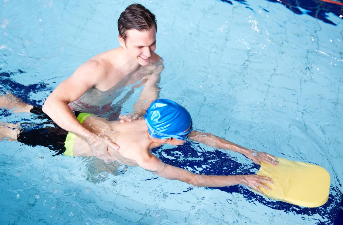Private swimming lesson in Boucherville