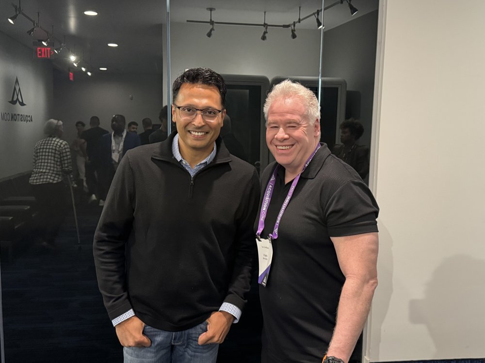 Frank Bernardo with Sharran Srivatsaa