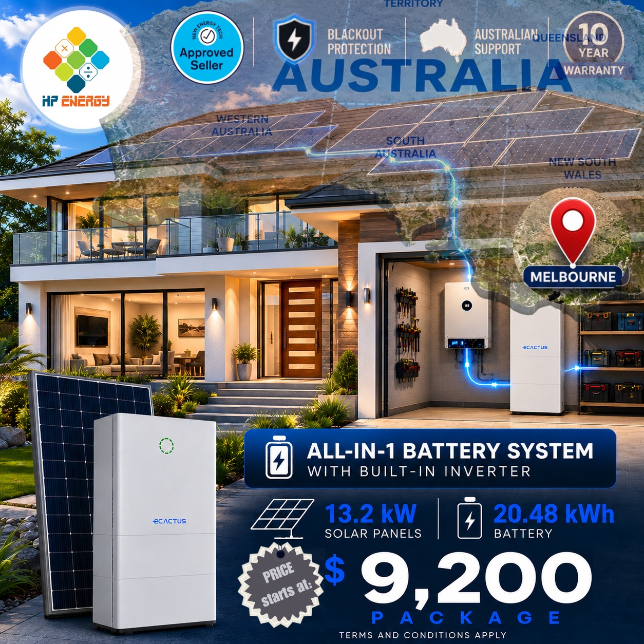 HP Energy solar panels