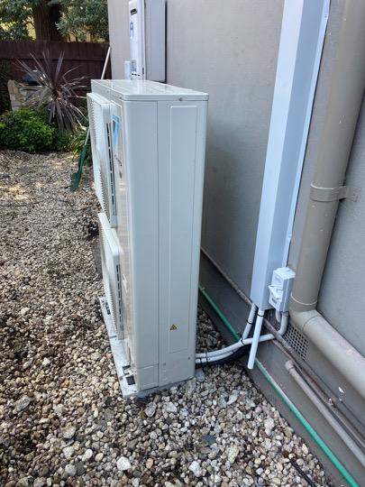 HP Energy hybrid solar and battery installation