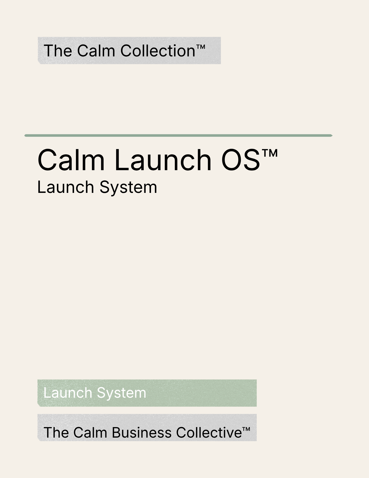 Calm Launch OS™