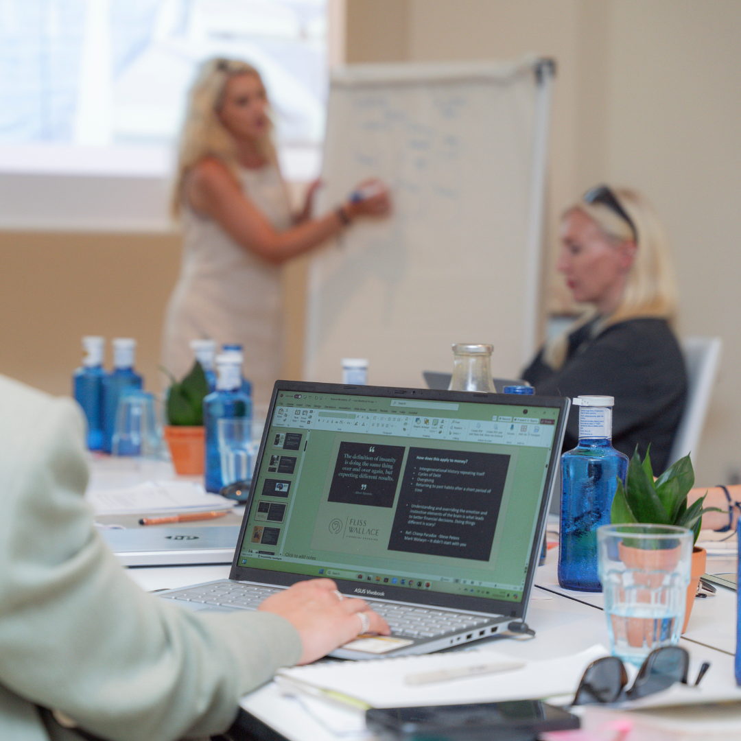 Jessica Crane leading a round table implementation session