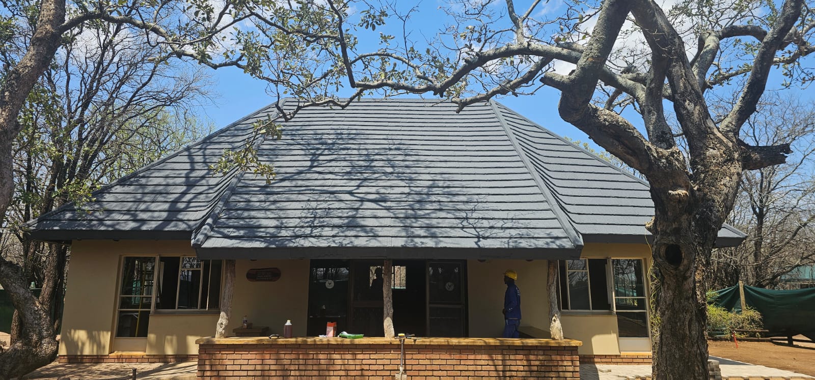 After restoration: Completed high-performance roof with premium weather-resistant finishes