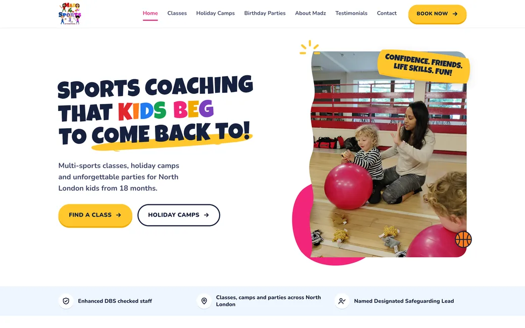 MAD4SPORT website
