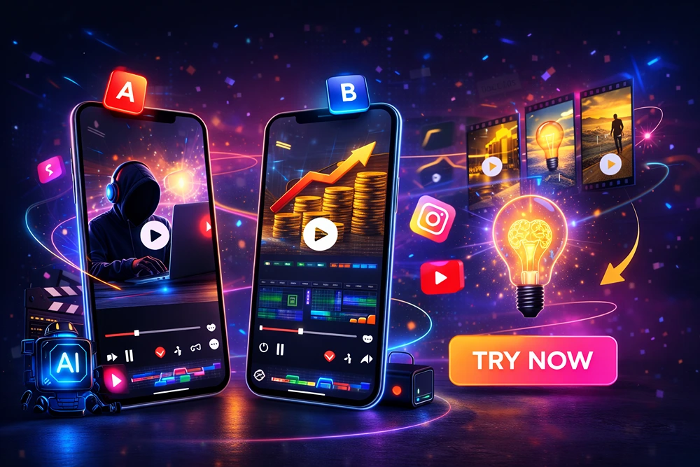 ab testing faceless videos getshorts