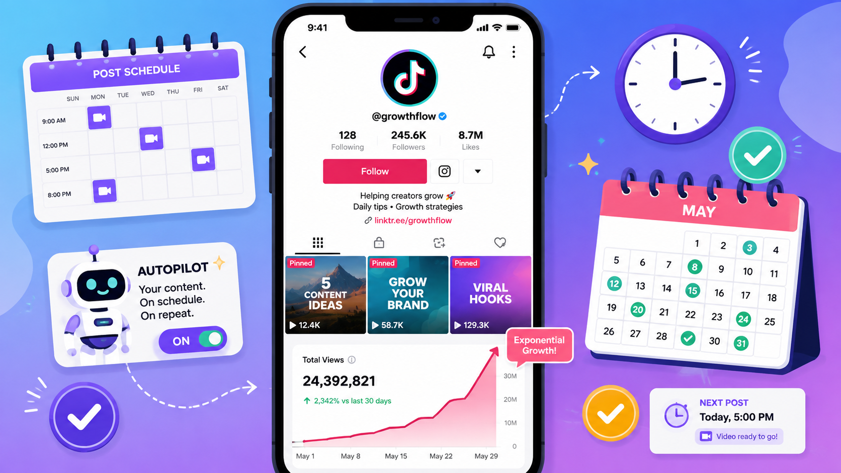 Automated TikTok Posting: The Secret to 3x Your Views Without Burnout