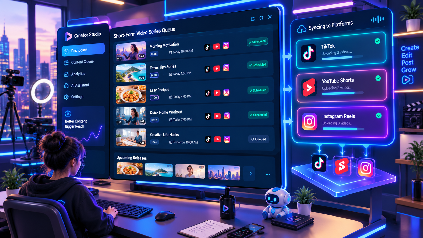 How to Automate Social Media Video Posting With AI Series