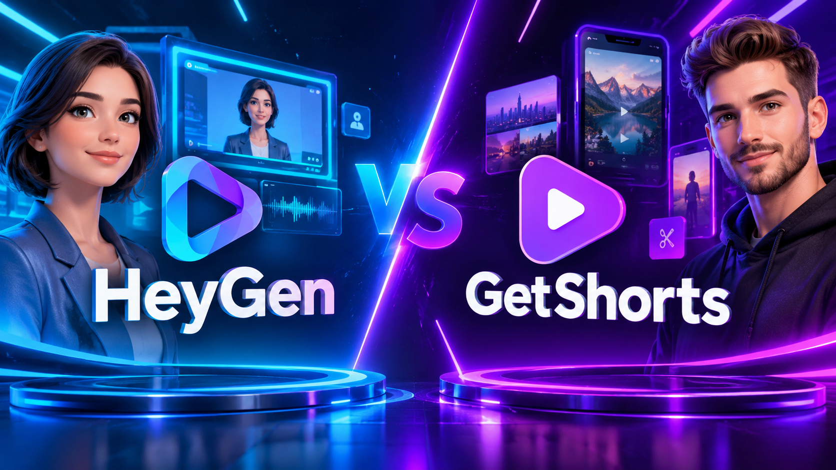 HeyGen vs GetShorts: The Best AI Avatar Platform for Marketing Ads