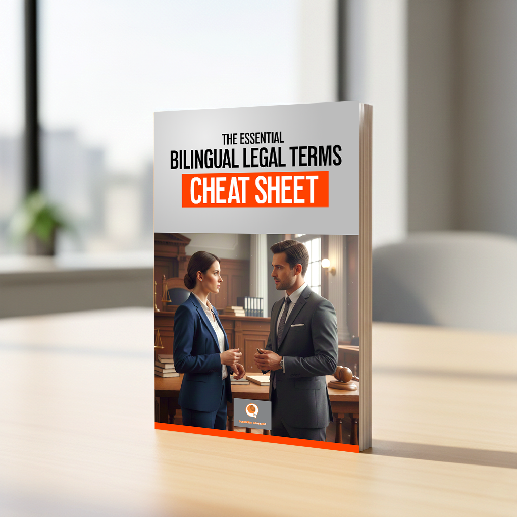 The Essential Bilingual Legal Terms Cheat Sheet