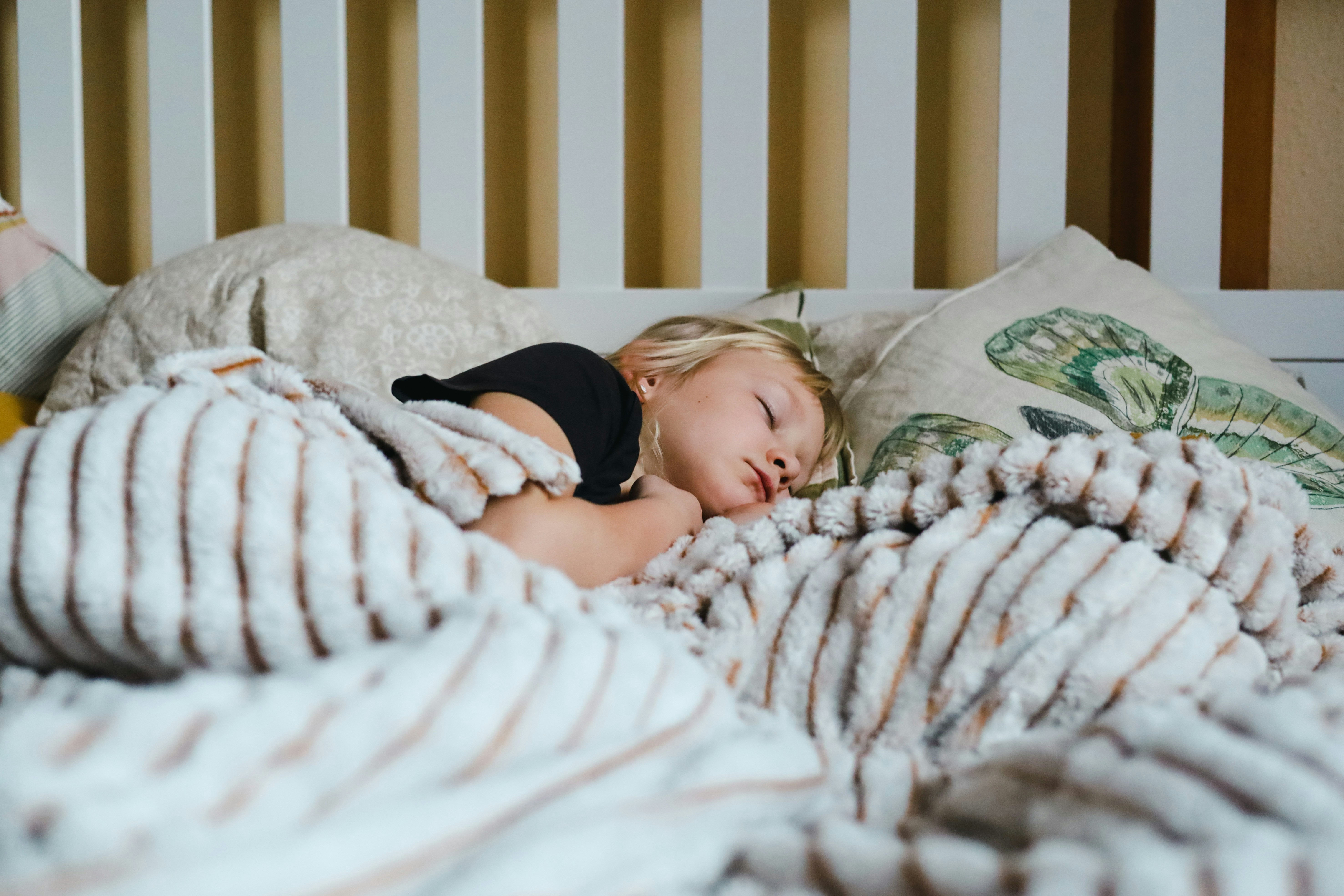 A child sleeping peacefully