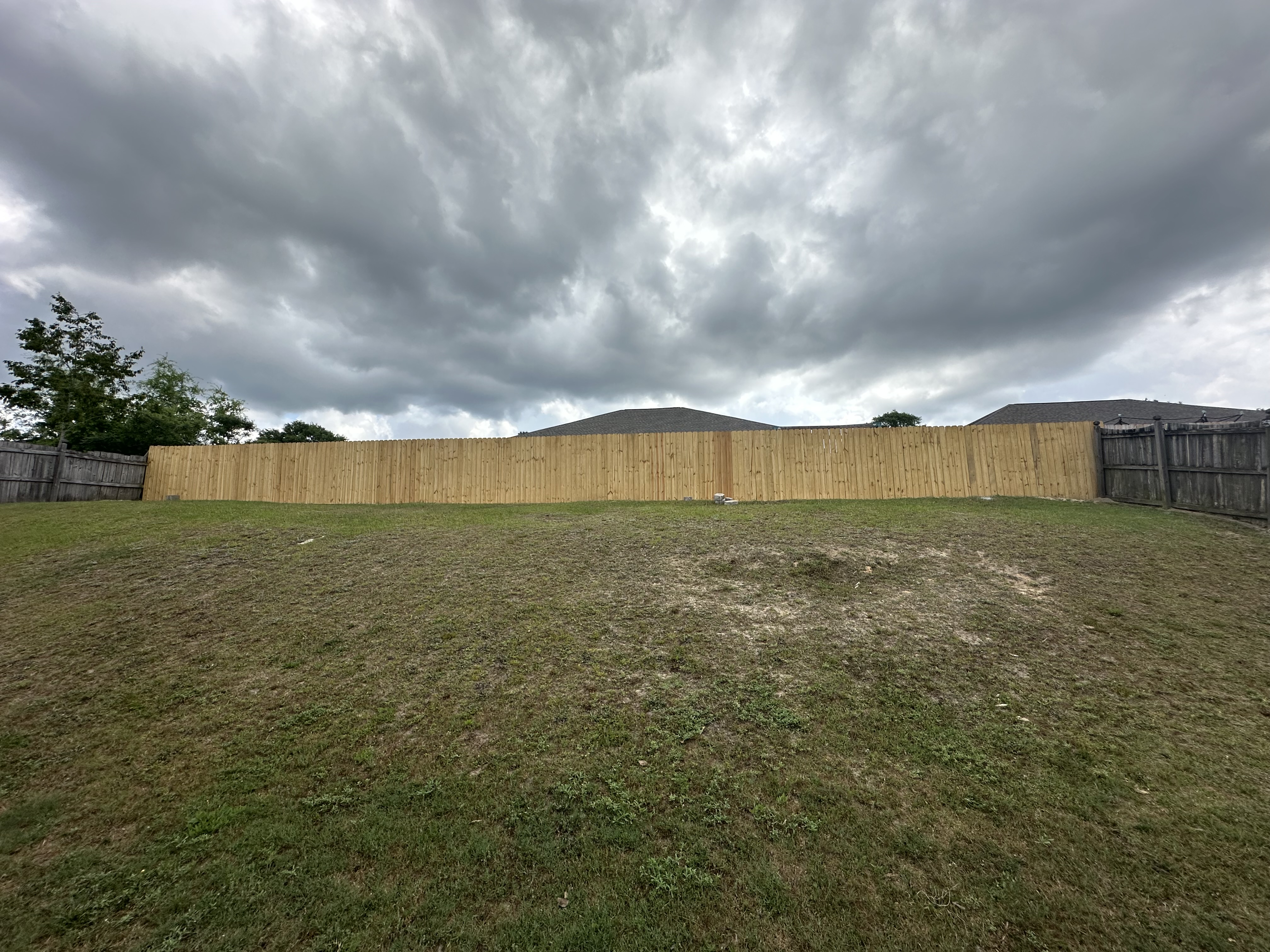 Fence built by Sorrells Fencing