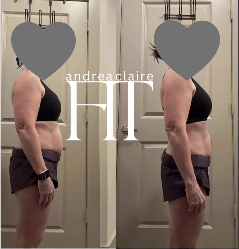 ACFit client before and after — 14 pounds lost January to March