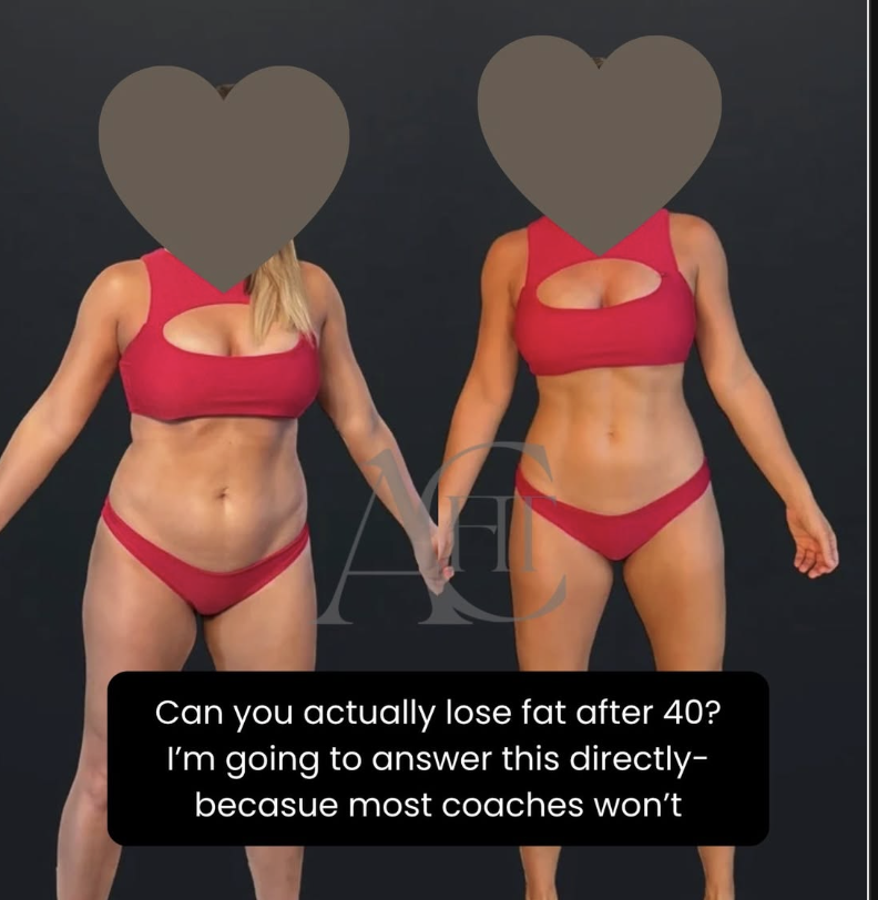 Andrea Claire before and after — 23 pounds lost in 90 days