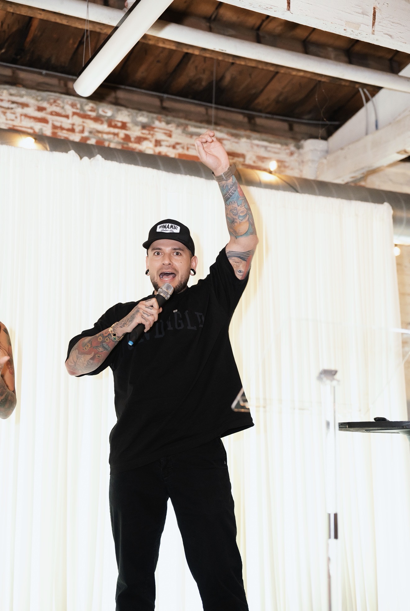 Live at an in-person event