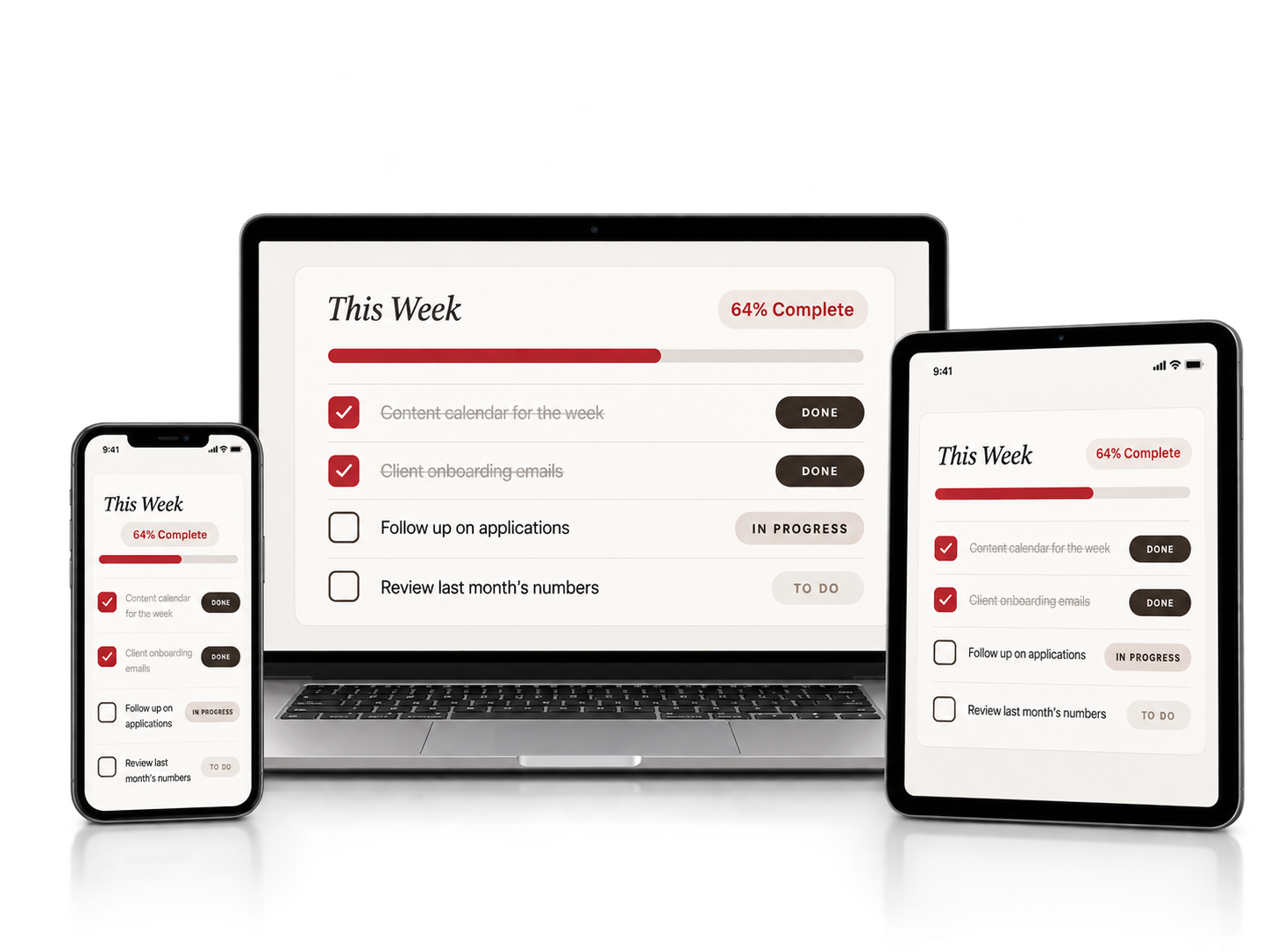 The OWB Operating System dashboard