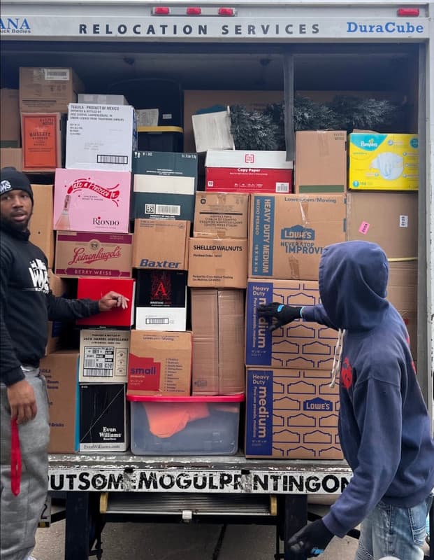 Focus Movers crew moving furniture