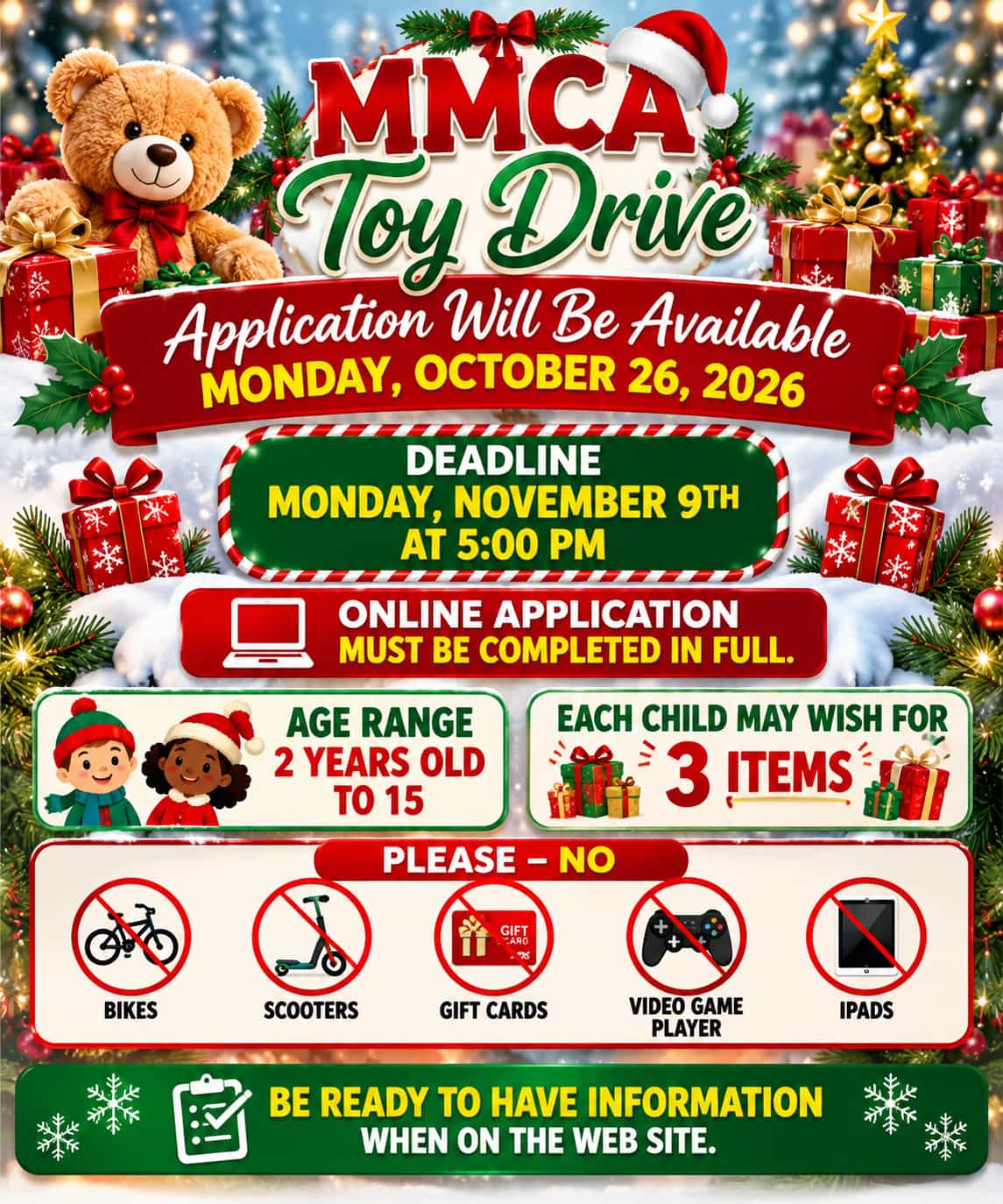 MMCA Toy Drive