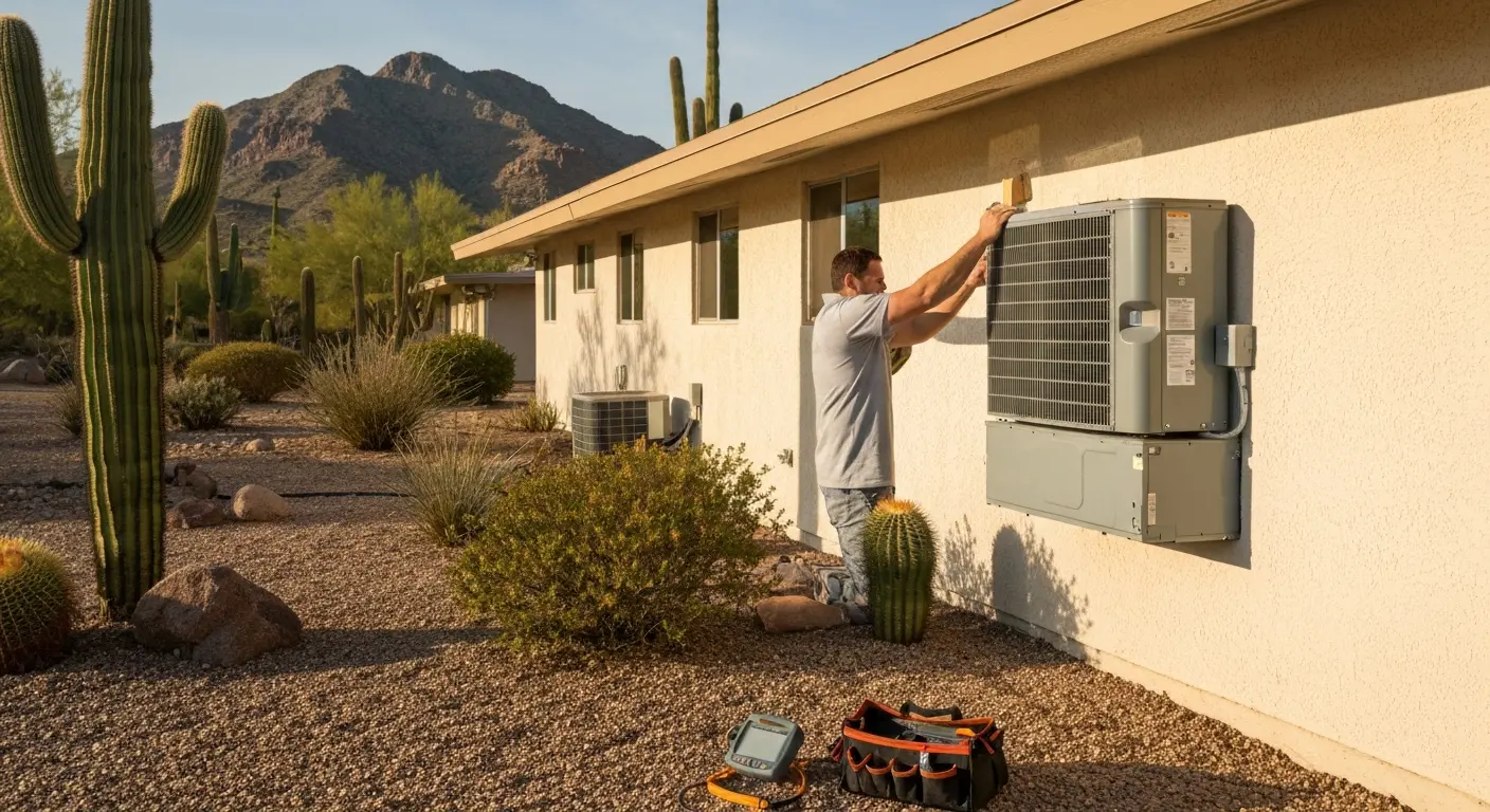 Air conditioning repair in Arcadia home