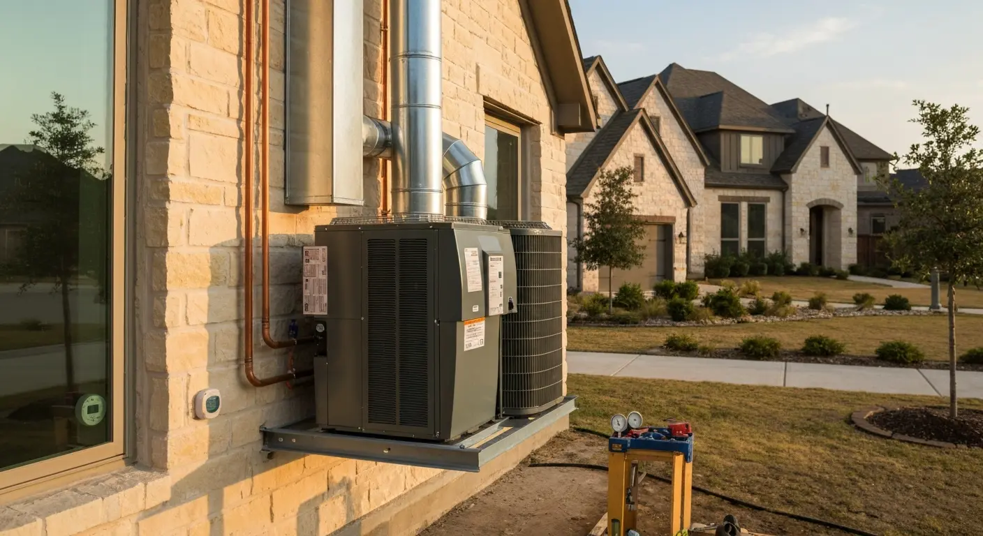 New HVAC system installation