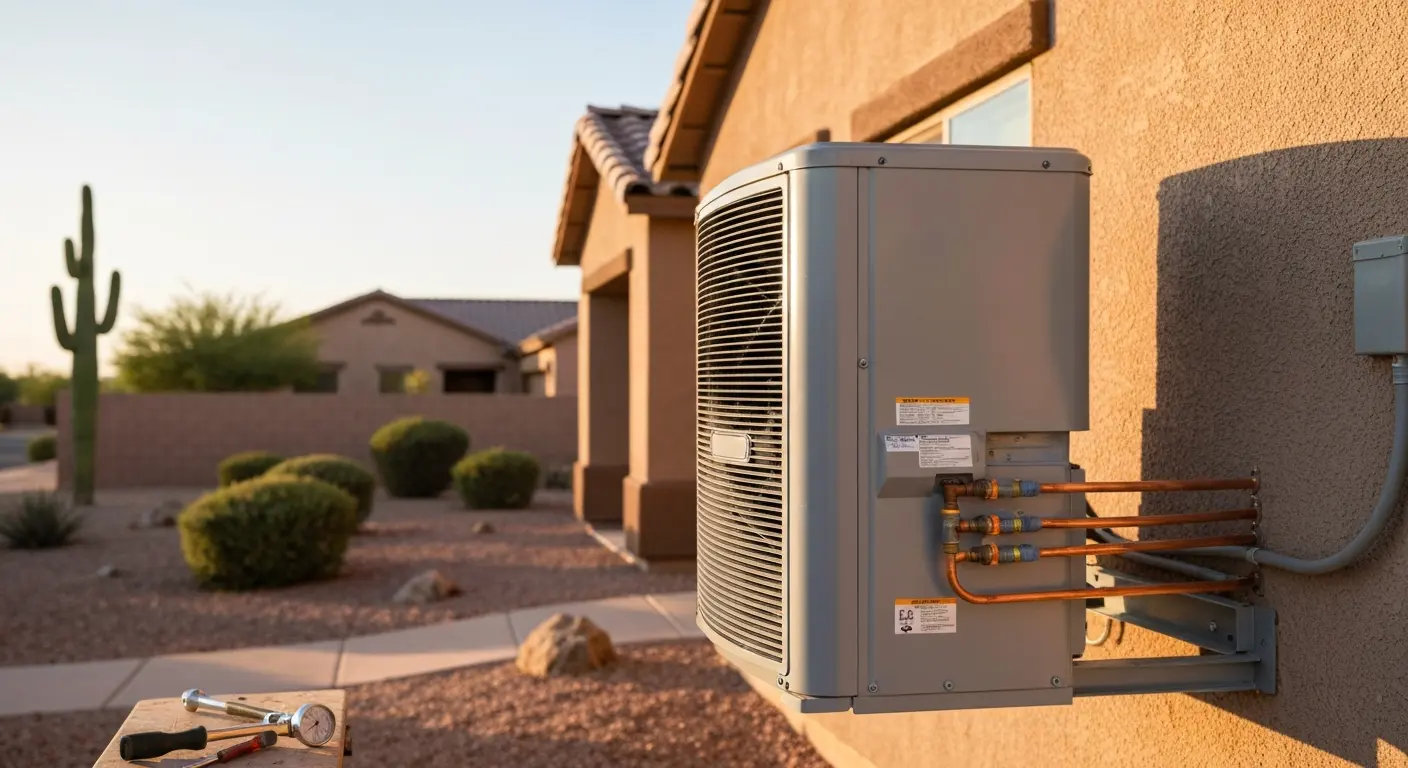 AC installation in Peoria home