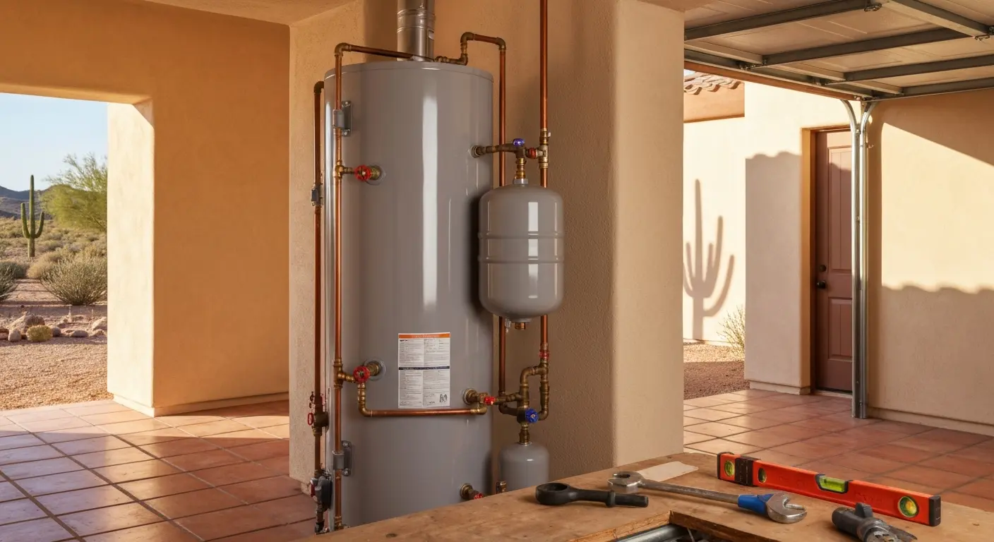 Water heater installation service