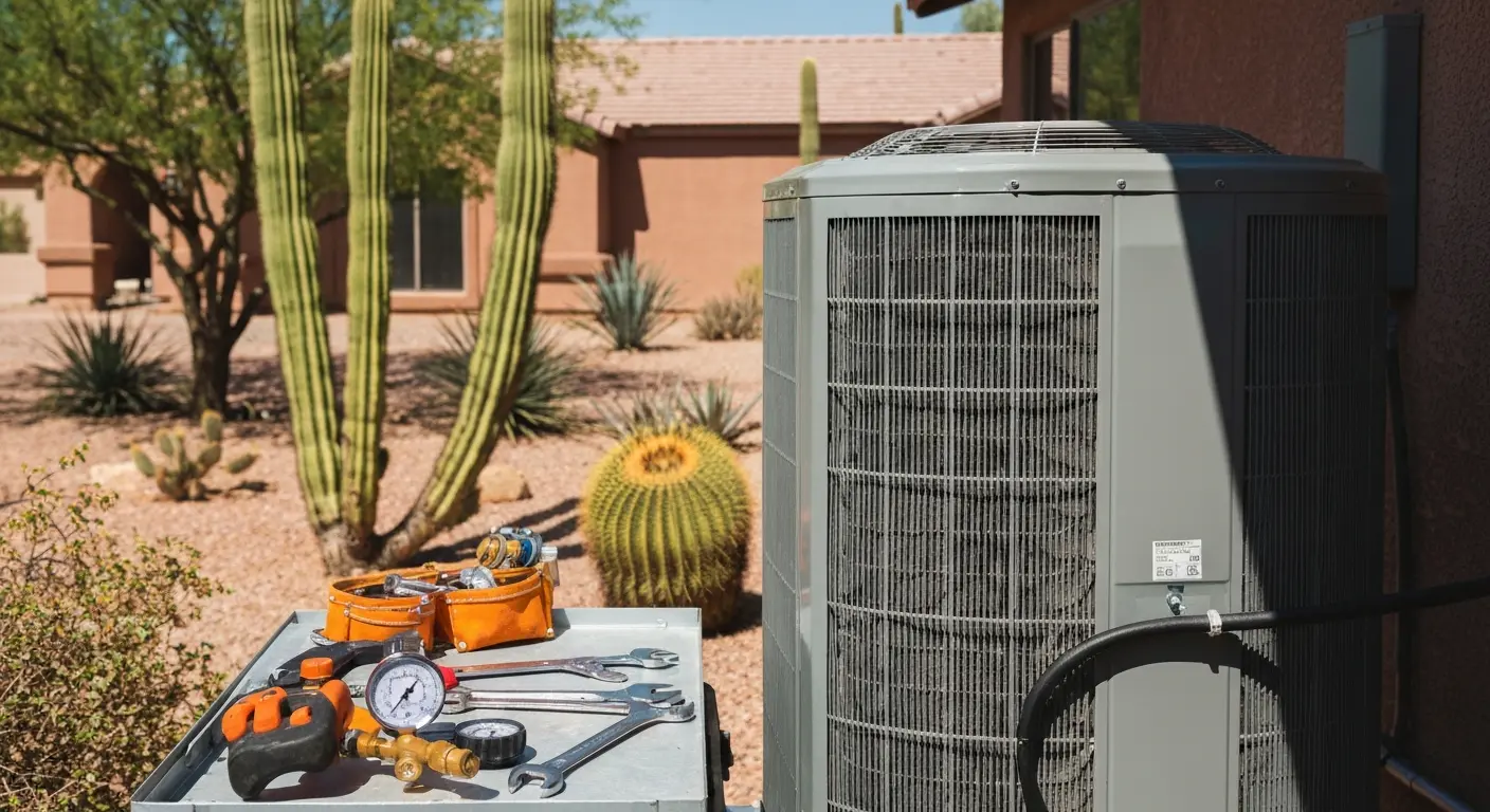 Air conditioning unit service