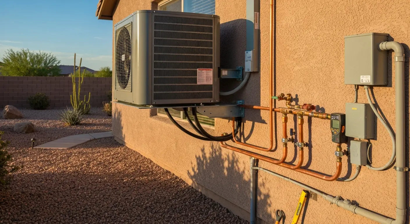 Heat pump installation