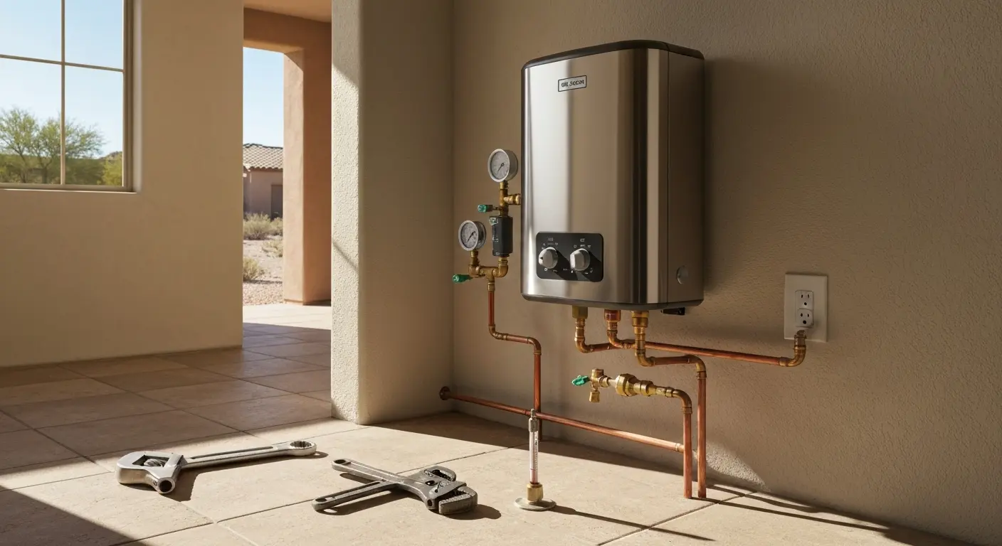 Water heater installation Mesa
