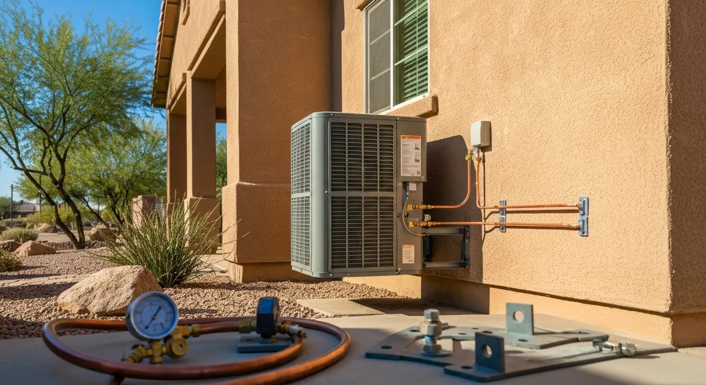 Air conditioning installation