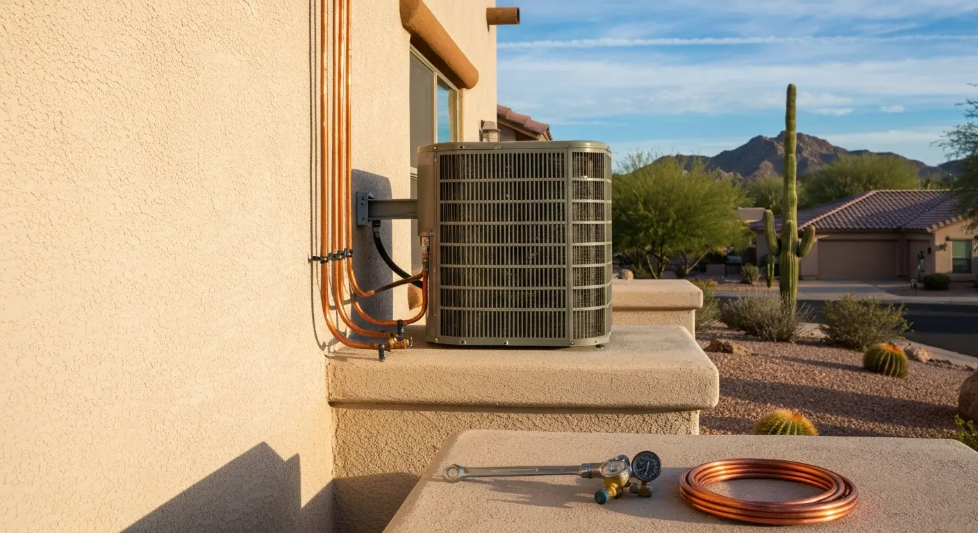 AC unit installation