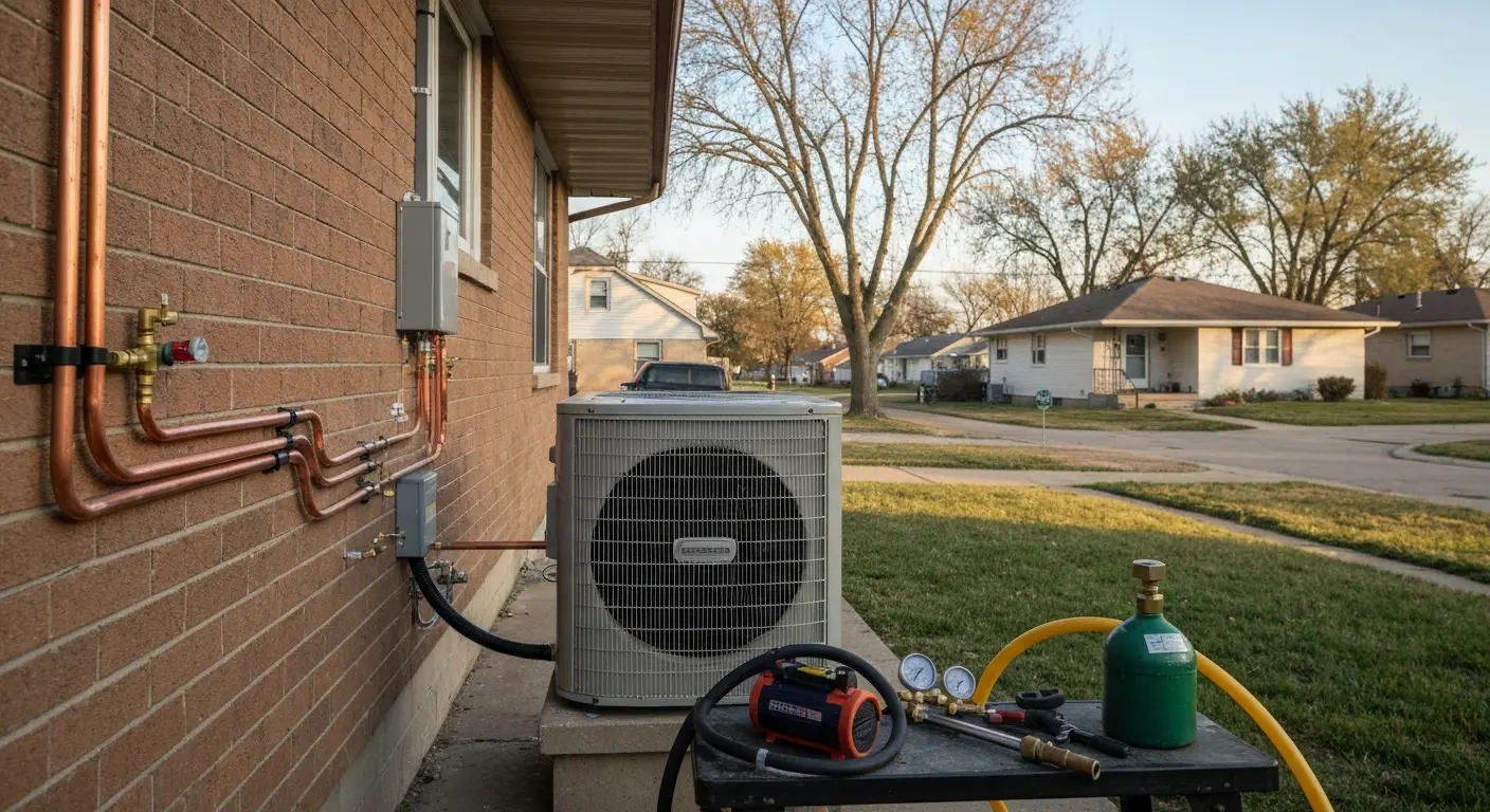 Heat pump installation