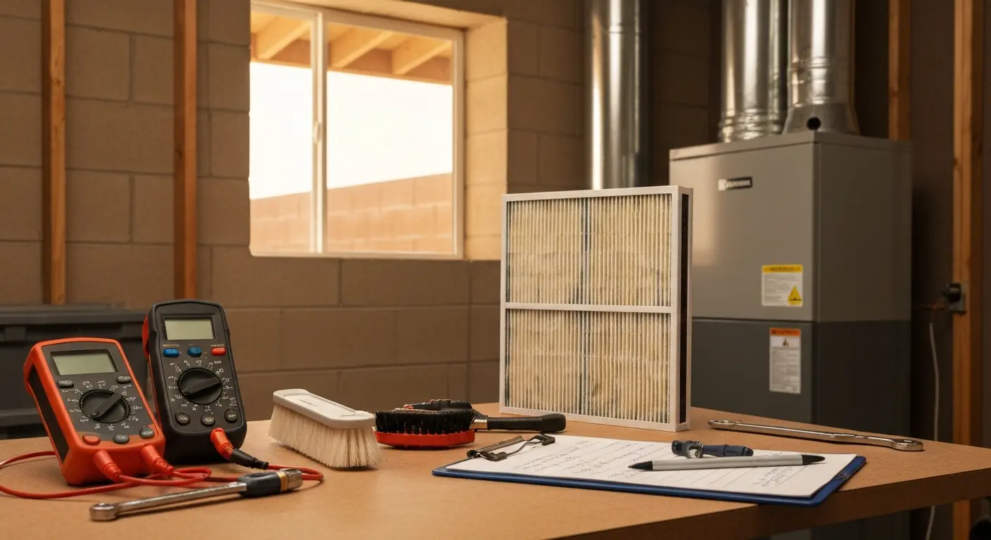 Furnace maintenance service