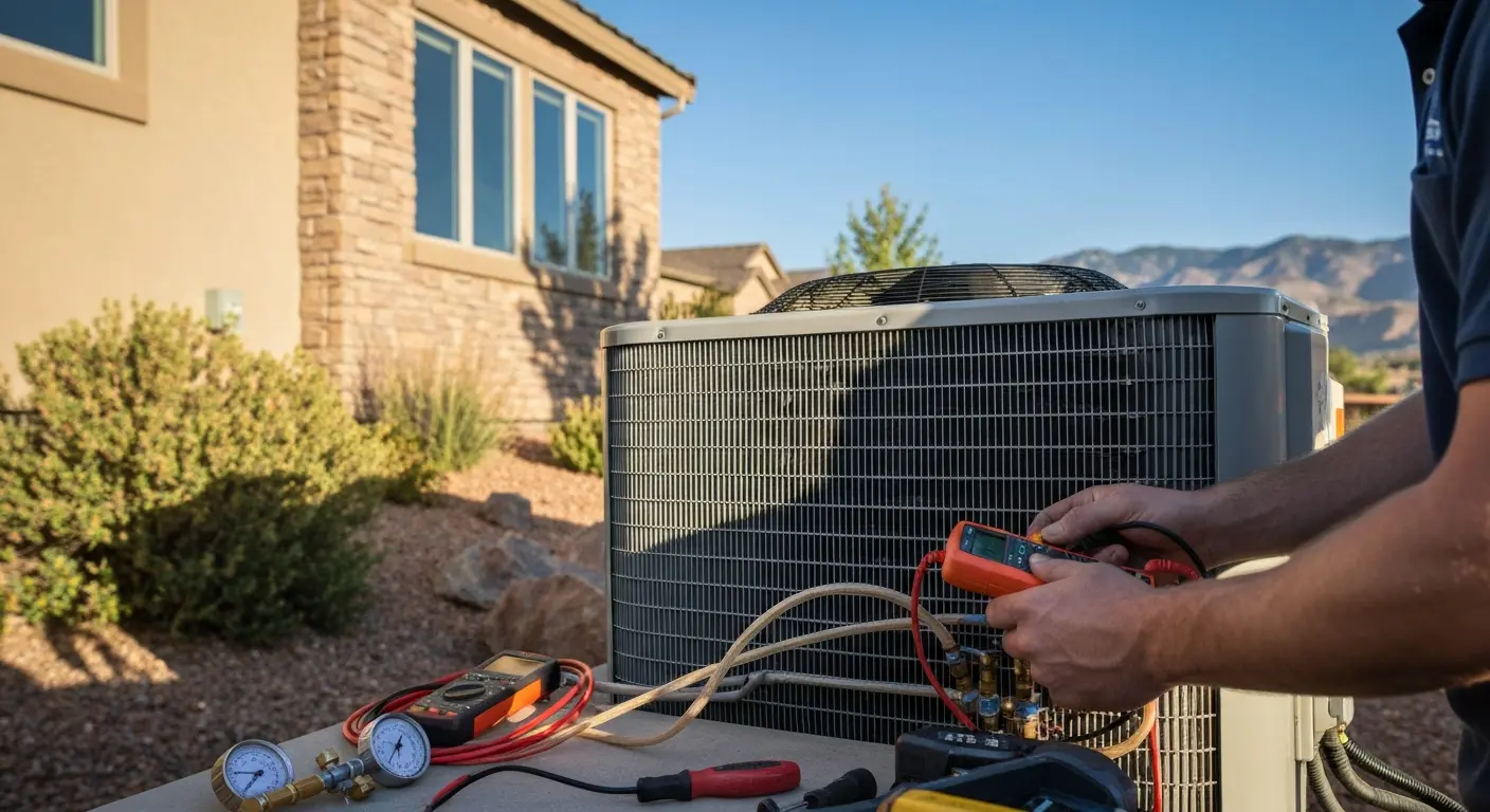 Routine HVAC maintenance schedule Deer Valley