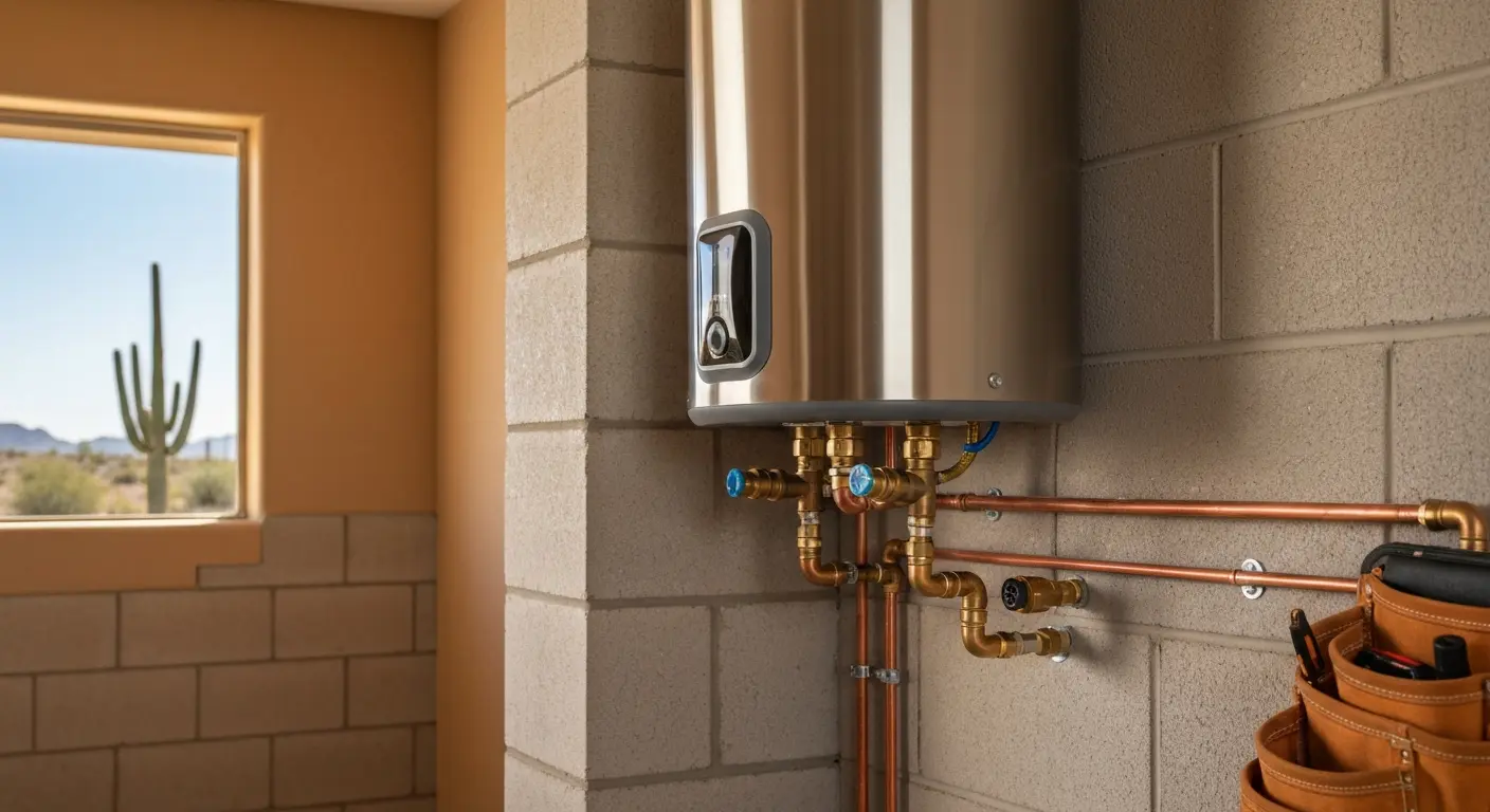 Water heater service for Laveen family