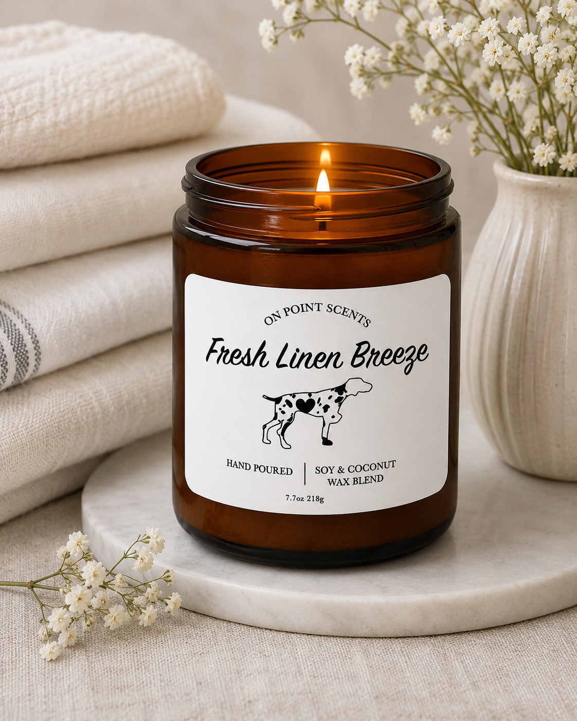 Fresh Linen Breeze — styled photo